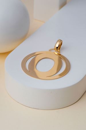 14 Ayar Altın O Harf Kolye Ucu