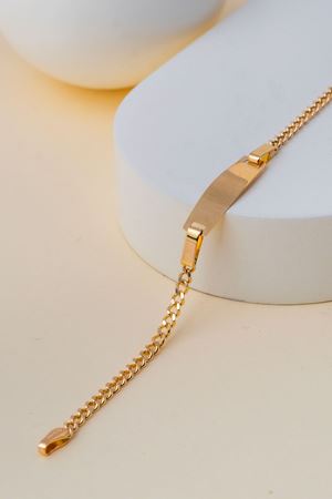 14 Ayar Altın Çocuk Künyesi 