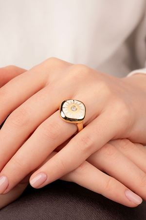 14 Ayar Altın Güneş Model Cetaş Yüzük