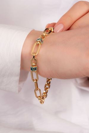 14 Ayar Altın Fortuna Koleksiyon Cetaş Bileklik