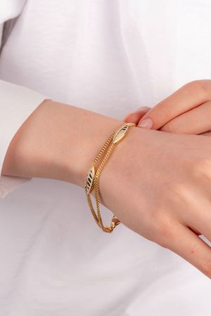 14 Ayar Altın Olivia Koleksiyon Bileklik