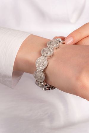 11,44 Carat Pırlanta Büyük Bileklik