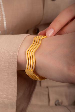 14 Ayar Altın 4 Sıra Ajda Model Bilezik 