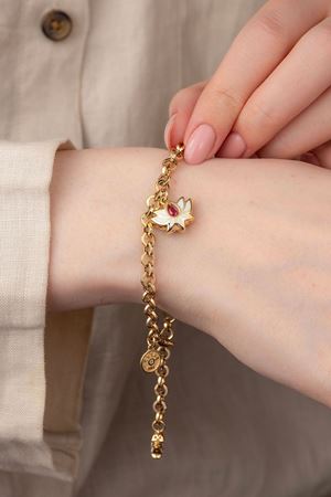 14 Ayar Altın Lotus Koleksiyon Cetaş Bileklik