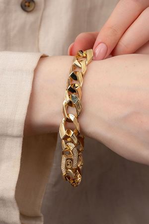 14 Ayar Altın 11 Mm Gurmet Kalemli Bileklik