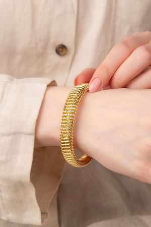 14 Ayar Altın Büyük Esnek Bilezik