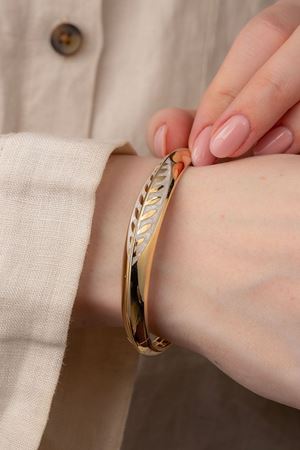 14 Ayar Altın Olivia Koleksiyon Tasarım Bilezik