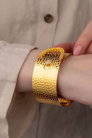 22 Ayar Altın Kemer Model Tasarım Bilezik