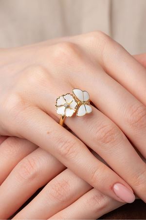 ROBERTO BRAVO T138 White Dreams Yüzük