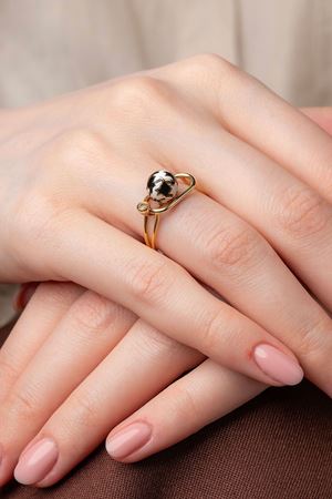 ROBERTO BRAVO T292 Pied De Poule Yüzük