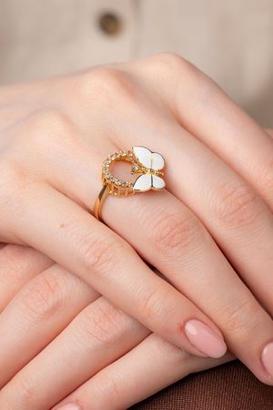 ROBERTO BRAVO T171 White Dreams Yüzük