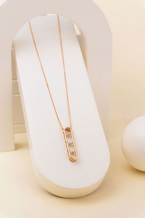  ROBERTO BRAVO 0,30 Carat  T192 Salsa Pırlanta Kolye