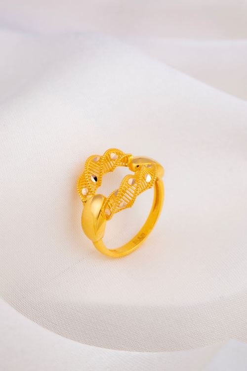 14 Ayar Sarı Altın Bereket Koleksiyon Yüzük