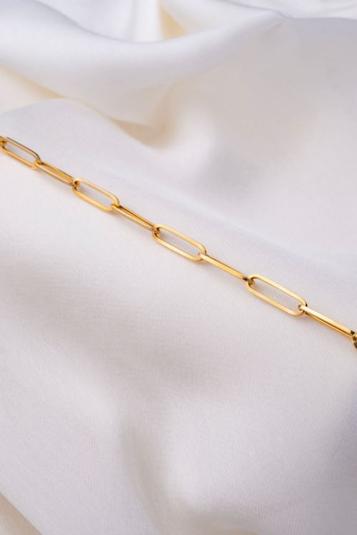 14 Ayar Altın Ataç Model Tasarım İnce Bileklik