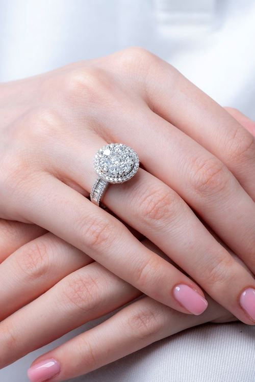 2,48 Carat Pırlanta Coronet Model Yüzük