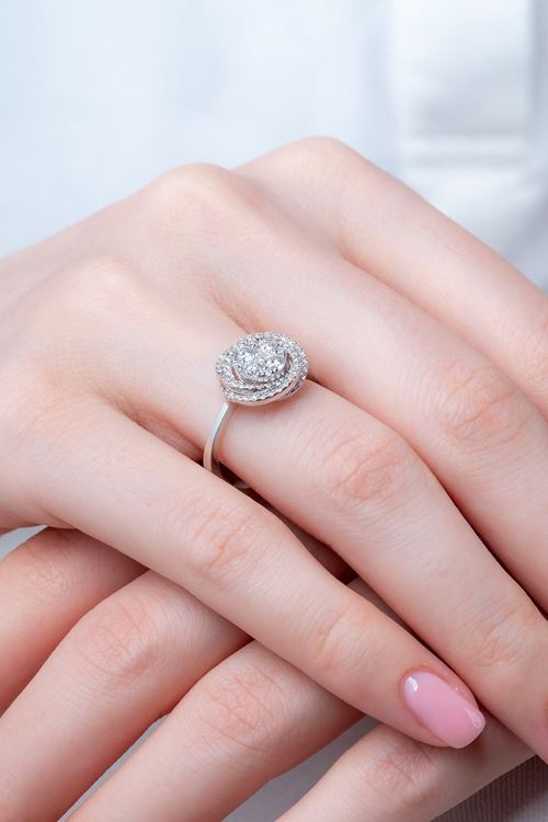 0,58 Carat Pırlanta Olimpiyat Model Yüzük