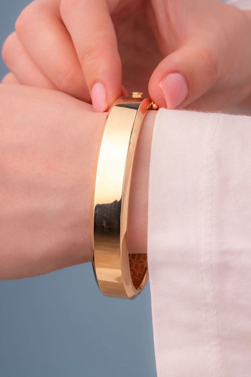 14 Ayar Altın Düz Cetaş Bilezik