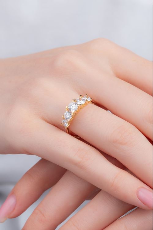 8 Ayar Altın Sırataş Model Yüzük