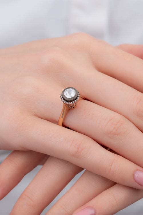 0,25 Carat Elmas Büyük Tektaş Yüzük