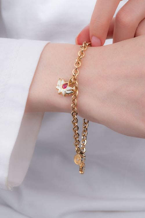 14 Ayar Altın Lotus Koleksiyon Cetaş Bileklik