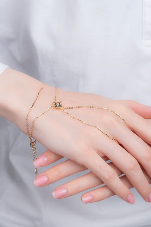 14 Ayar Altın Kutup Yıldızı Şahmeran