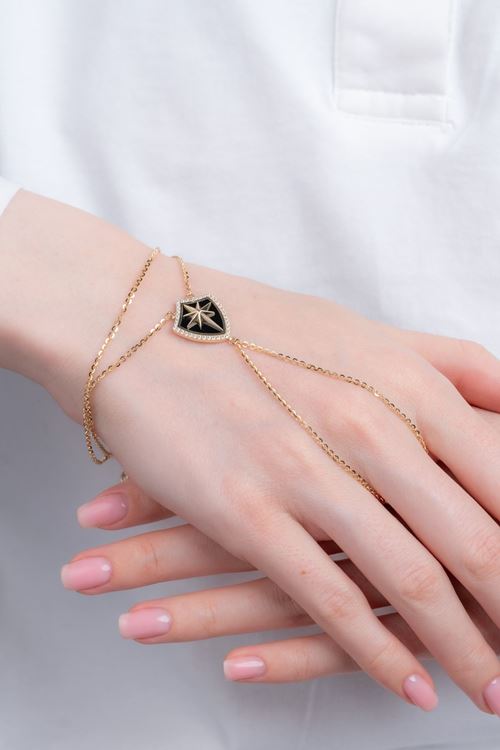 14 Ayar Altın Kalkan Model Şahmeran