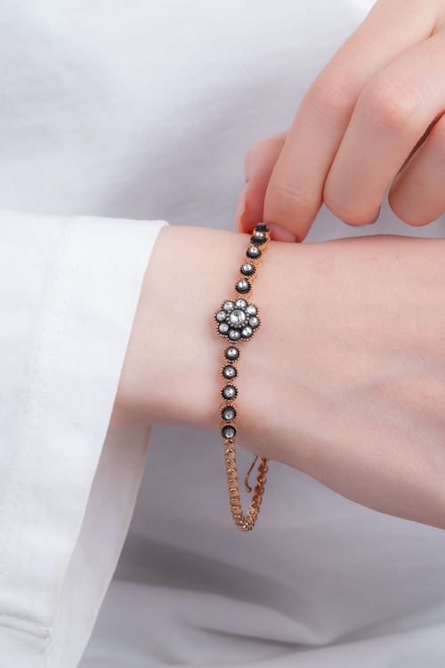 0,41 Carat Elmas Gül Model Trend Bileklik