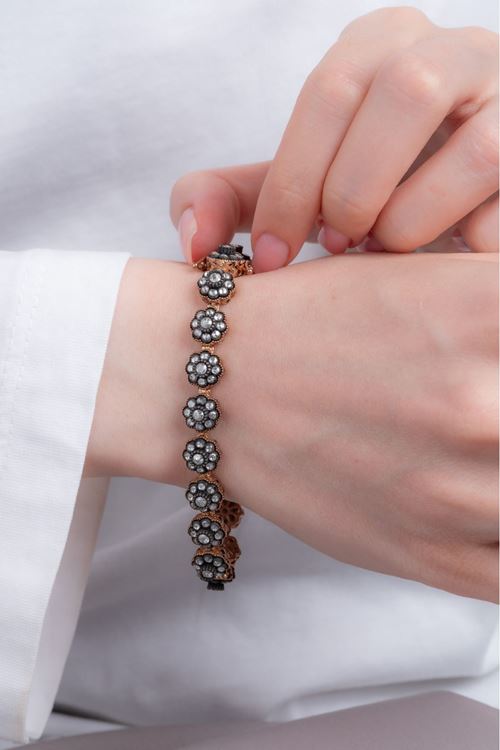 2,66 Carat Elmas Göz Alıcı Tasarım Bileklik