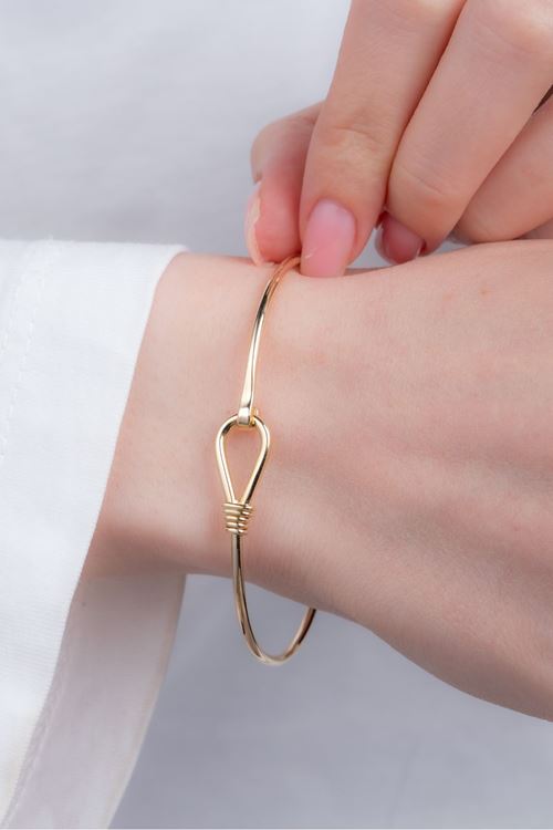 14 Ayar Altın İnce Bilezik