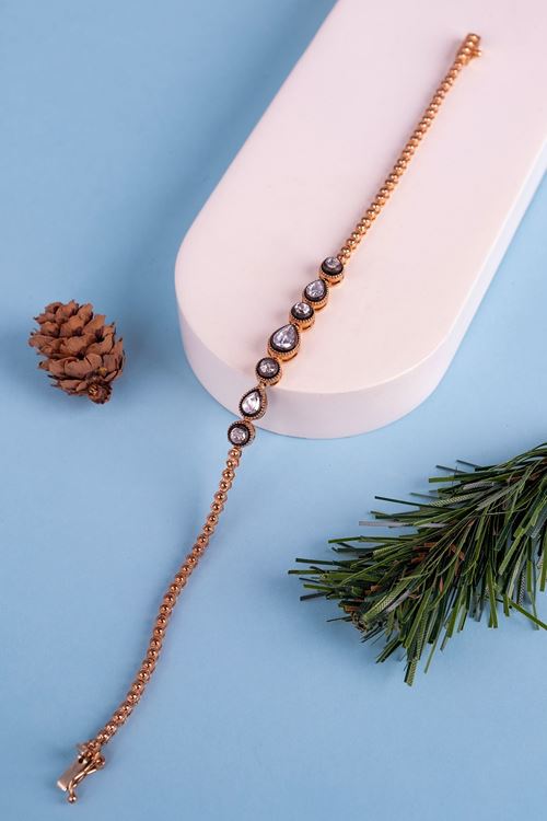 0,70 Carat Elmas Gösterişli Bileklik