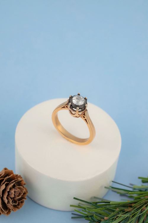 0,46 Carat Elmas Tektaş Tasarım Yüzük