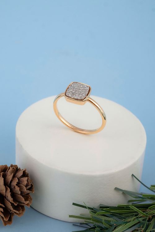 0,17 Carat Pırlanta Coronet Model Yüzük