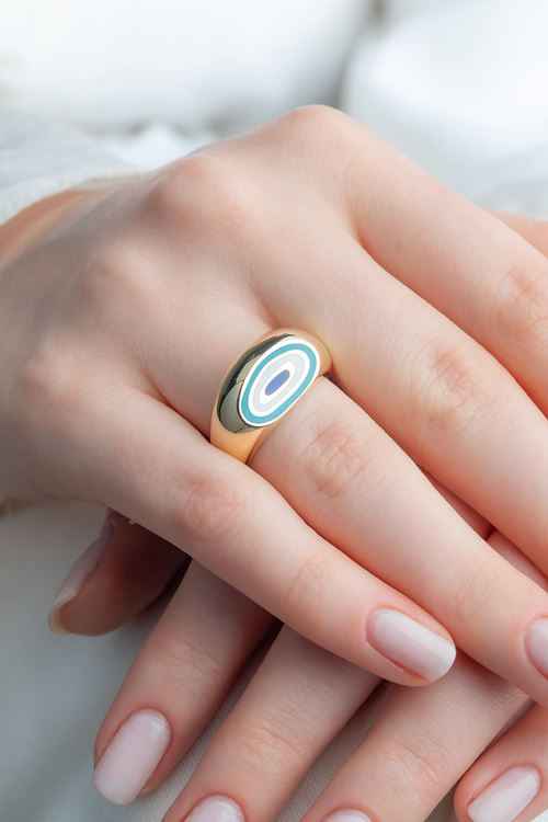 14 Ayar Altın Fortuna Model Cetaş Yüzük