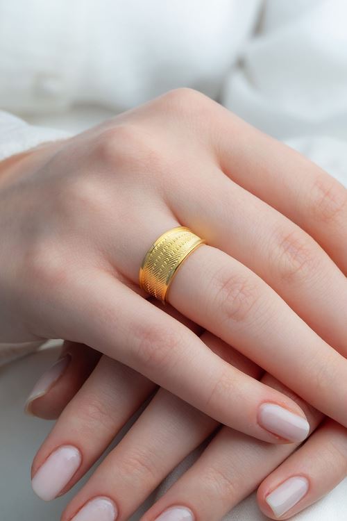 14 Ayar Altın Trabzon Klasik Yüzük