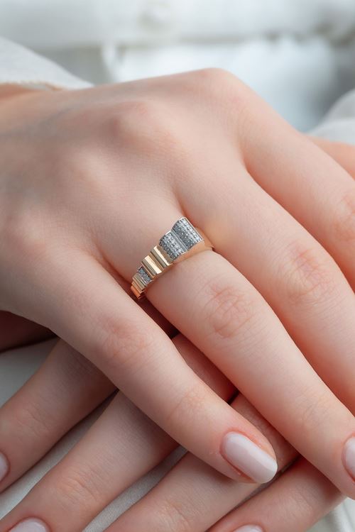 0,11 Carat Pırlanta Kalp Model Yüzük