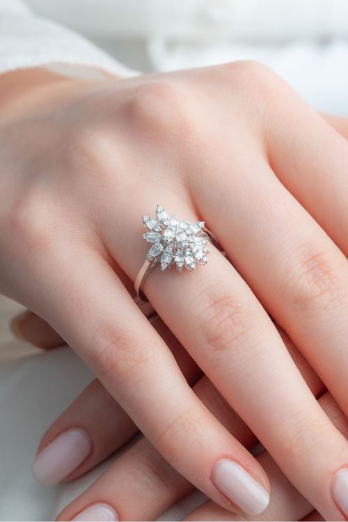 0,37 Carat Pırlanta Trend Yüzük