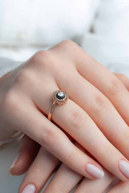 0,22 Carat Elmas Tektaş Yüzük