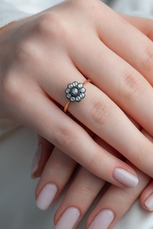 0,30 Carat Elmas Gül Model Yüzük