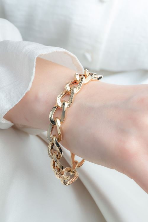 14 Ayar Altın Hallow Tasarım Cetaş Bileklik