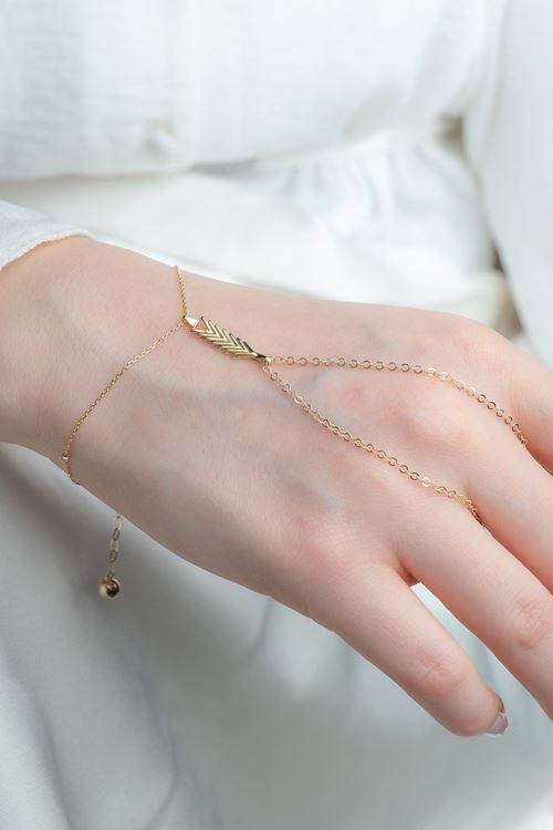 14 Ayar Altın Başak Model Şahmeran