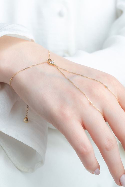 14 Ayar Altın Damla Tasarım Şahmeran