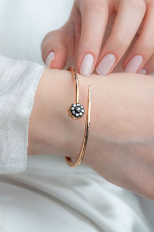 0,22 Carat Elmas Gül Model Bilezik