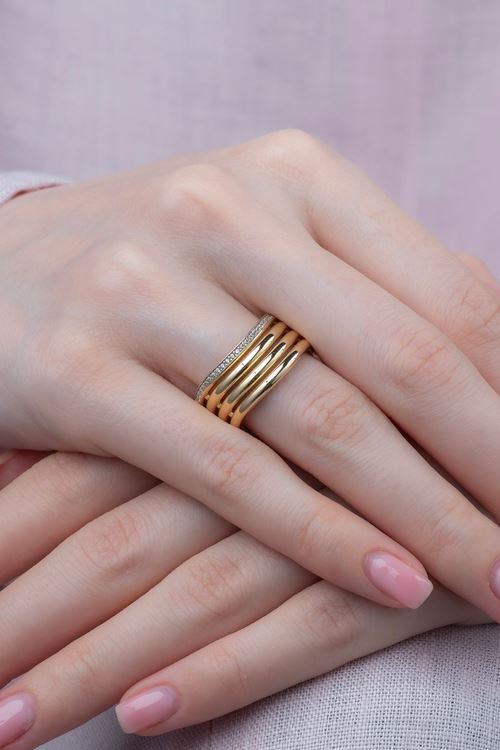 14 Ayar Altın Alyans Model Tasarım Yüzük