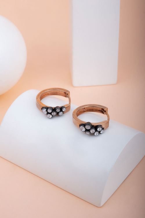 0,26 Carat Elmas Halka Küpe