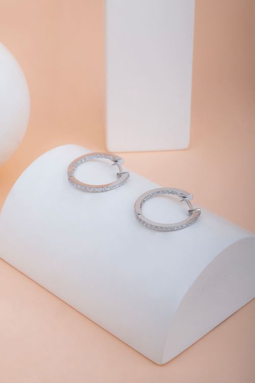 0,30 Carat Pırlanta Halka Tamtur Küpe