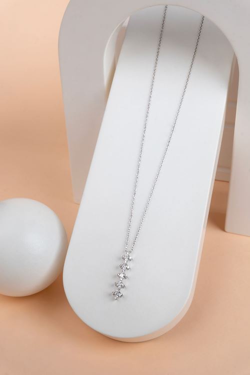 0,51 Carat Pırlanta Sırataş Kolye